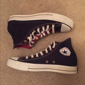 Navy Converse High Tops | Men’s Size 8